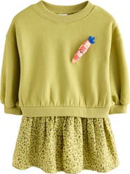 NEXT Kids' Carrot Sweatshirt Dress
