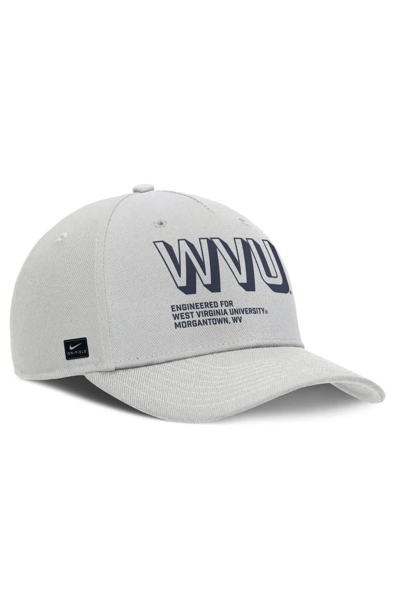 Nike Men's Nike Gray West Virginia Mountaineers 2025 Sideline Dust Pinched Rise Adjustable Hat, Alternate, color, Gray