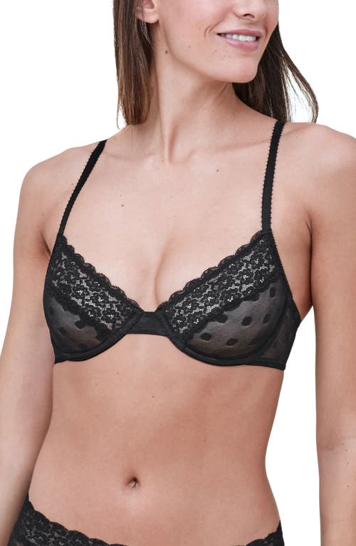 Skarlett Blue Dare Unlined Underwire Bra in Black at Nordstrom, Size 36D