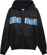 PacSun Varsity Bear Front Zip Cotton Hoodie