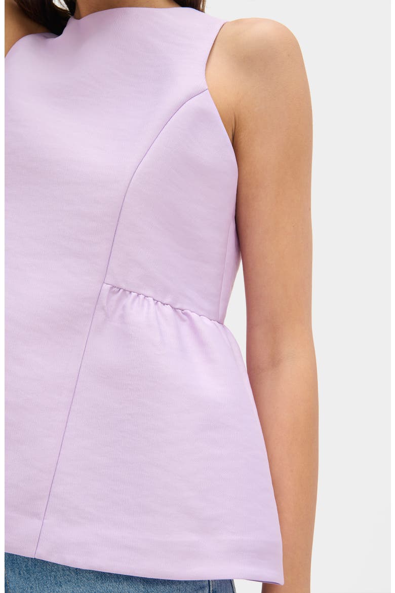 Solstice Sleeveless Peplum Top, Alternate, color, LAVENDER