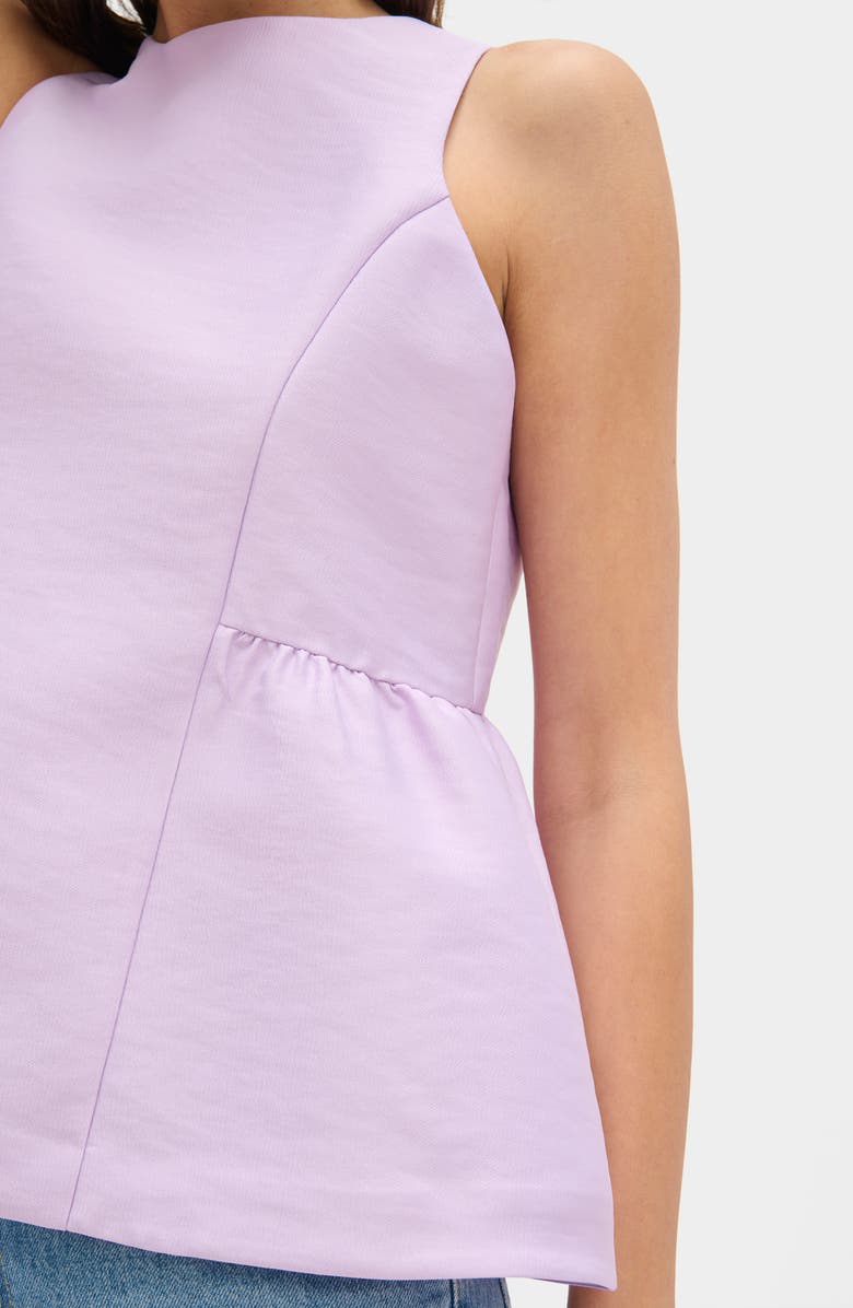 ALIGNE Solstice Sleeveless Peplum Top, Alternate, color, Lavender
