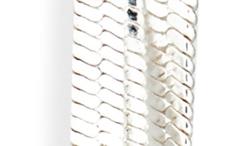 Nordstrom Rack Snake Chain Tassel Drop Earrings In Silver
