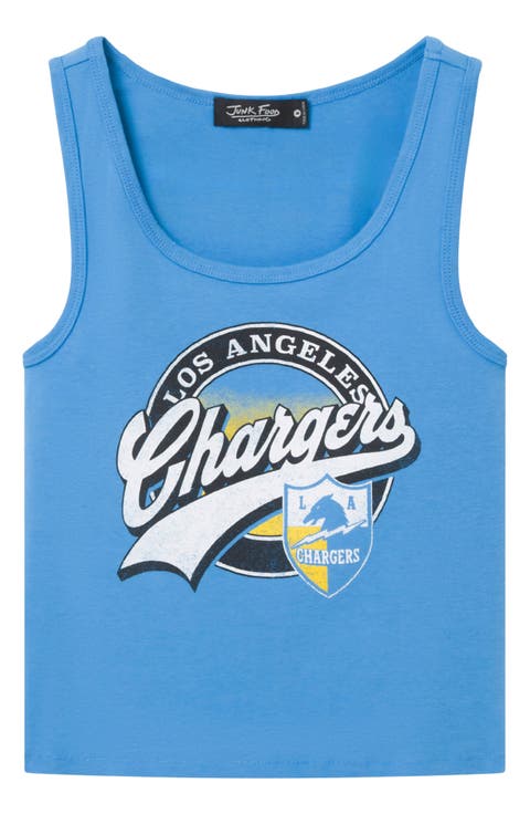 Los Angeles Chargers Cropped Graphic Tank
