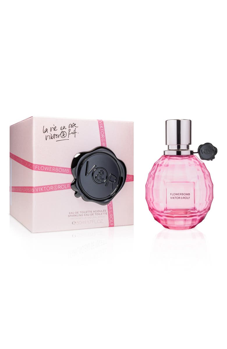 FLOWERBOMB Viktor&Rolf 'Flowerbomb La Vie en Rose' Eau de Toilette, Alternate, color, 