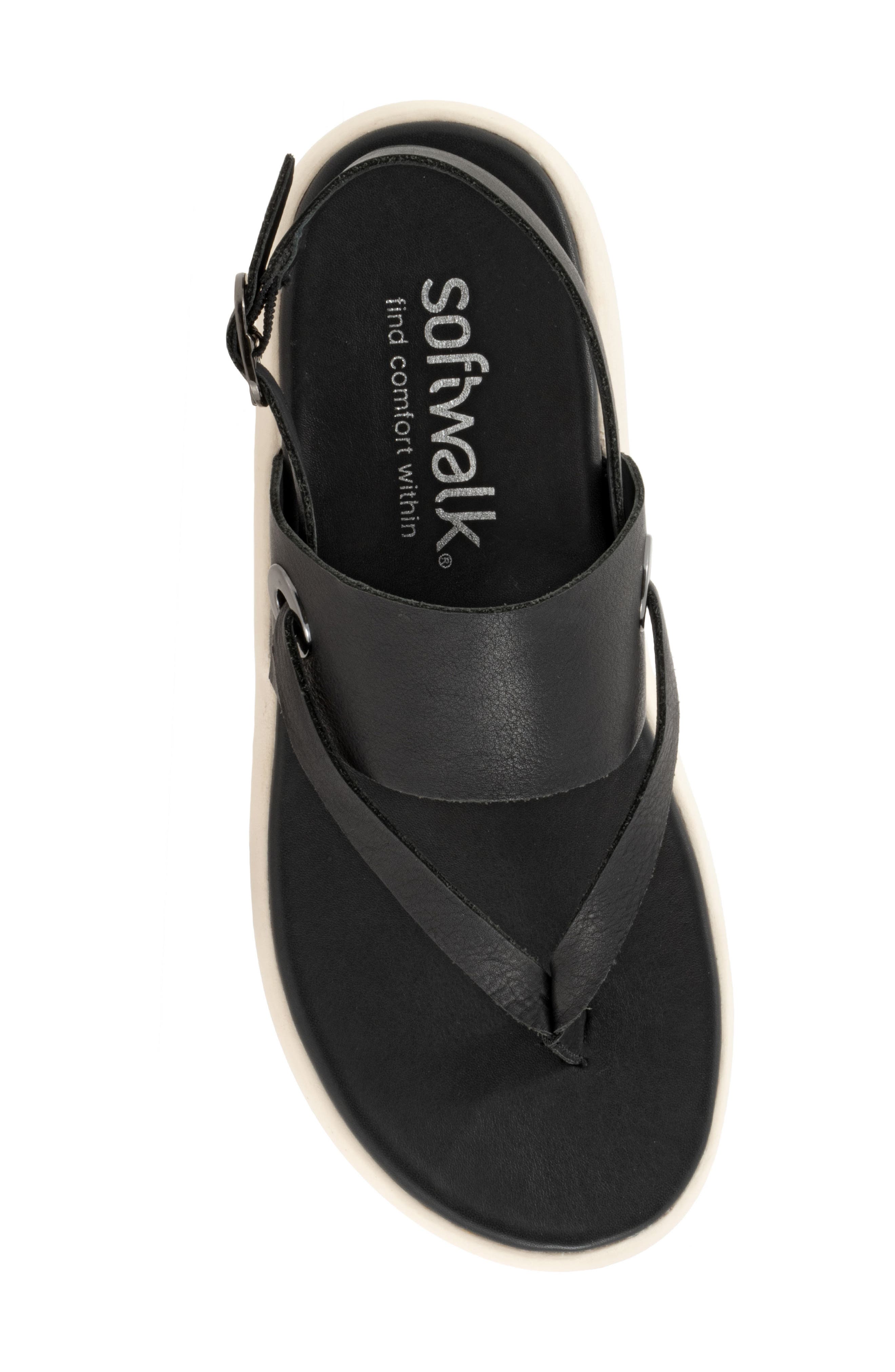 SoftWalk<sup>®</sup> Joliet Slingback Sandal, Alternate, color, Black