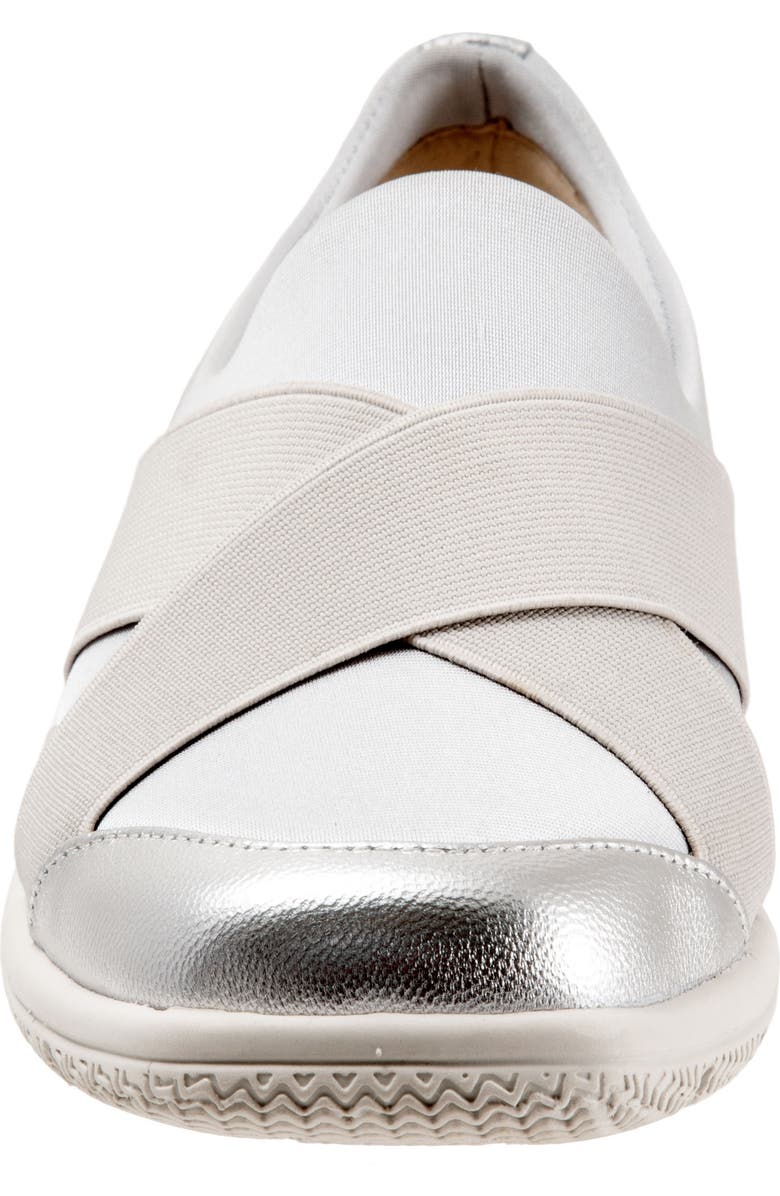 Trotters Urbana Slip-On, Alternate, color, Silver Metallic