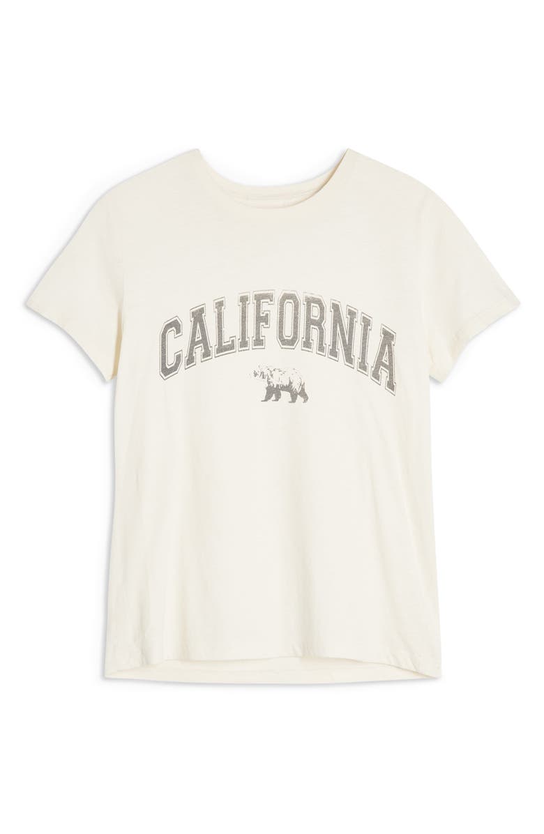 Topshop California Bear Graphic Tee, Alternate, color,