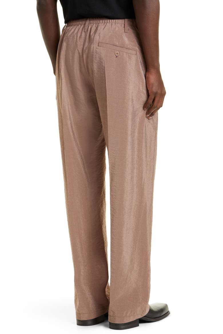 Easy Pleated Silk Blend Pants, Alternate, color, MISTY MAUVE PU813