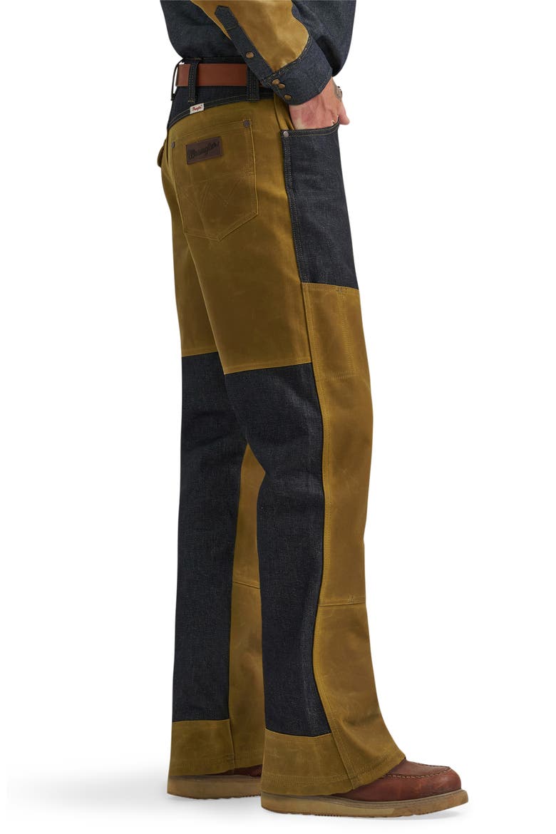 Filson x Wrangler Two Tone Western Jeans, Alternate, color, INDIGO