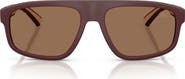 Burberry BE4501U 57mm Rectangle Sunglasses