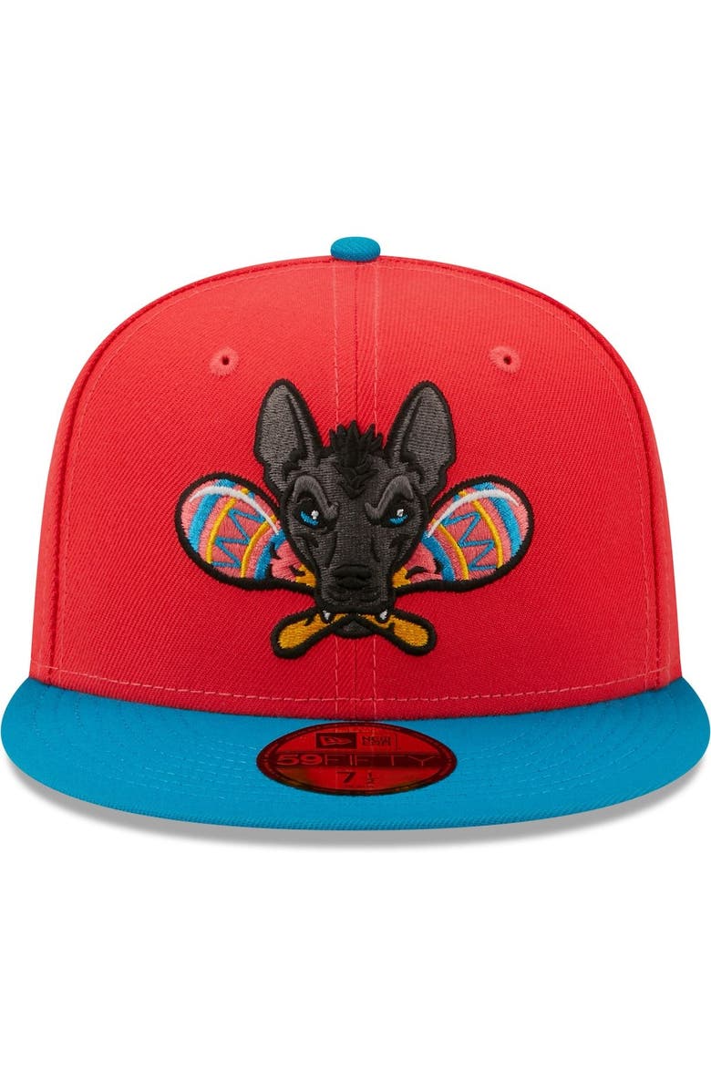 New Era Men's New Era Red Xolos de Gwinnett Copa De La Diversion 59FIFTY Fitted Hat, Alternate, color, 