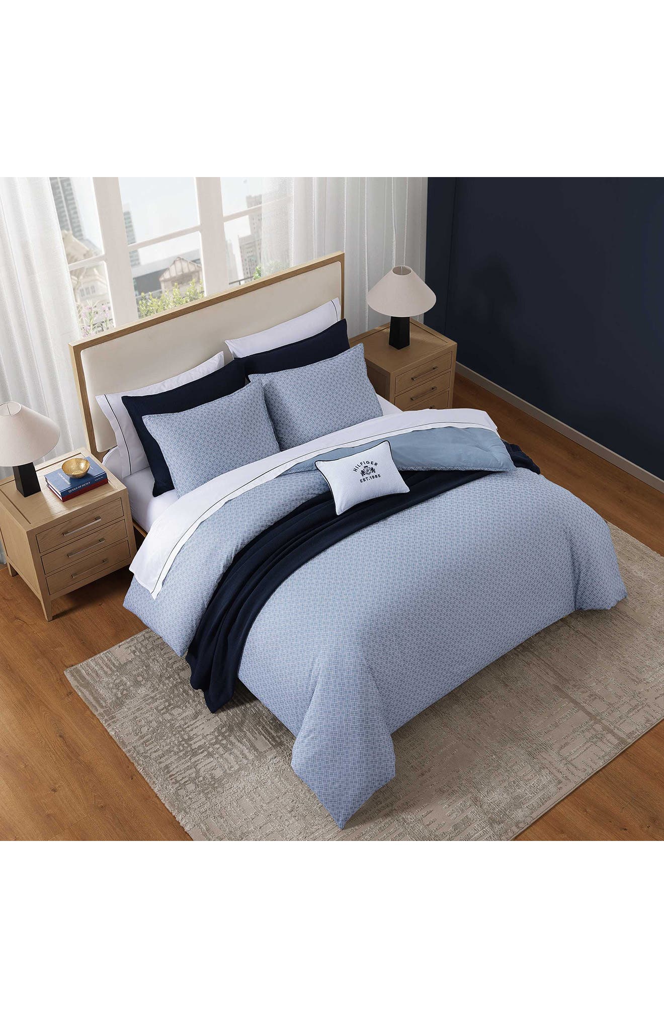 Tommy Hilfiger Trellis Flag Comforter & Shams Set | Nordstrom