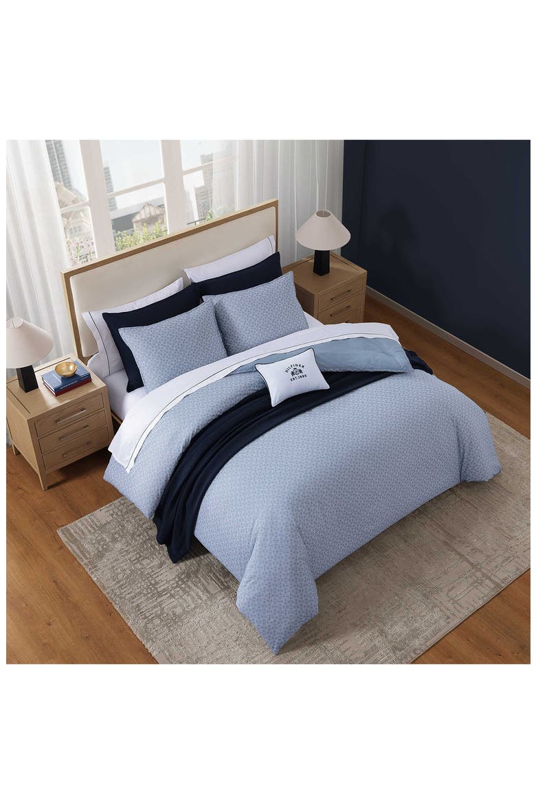 Trellis Flag Comforter & Shams Set, Alternate, color, YALE BLUE