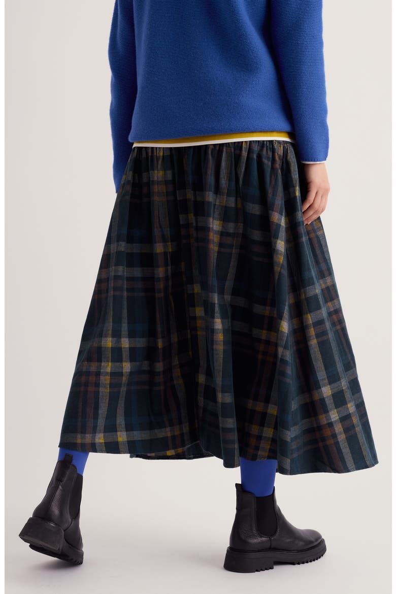 Hamlyn Midi Skirt, Alternate, color, HONESTY BRIGHT MARINE