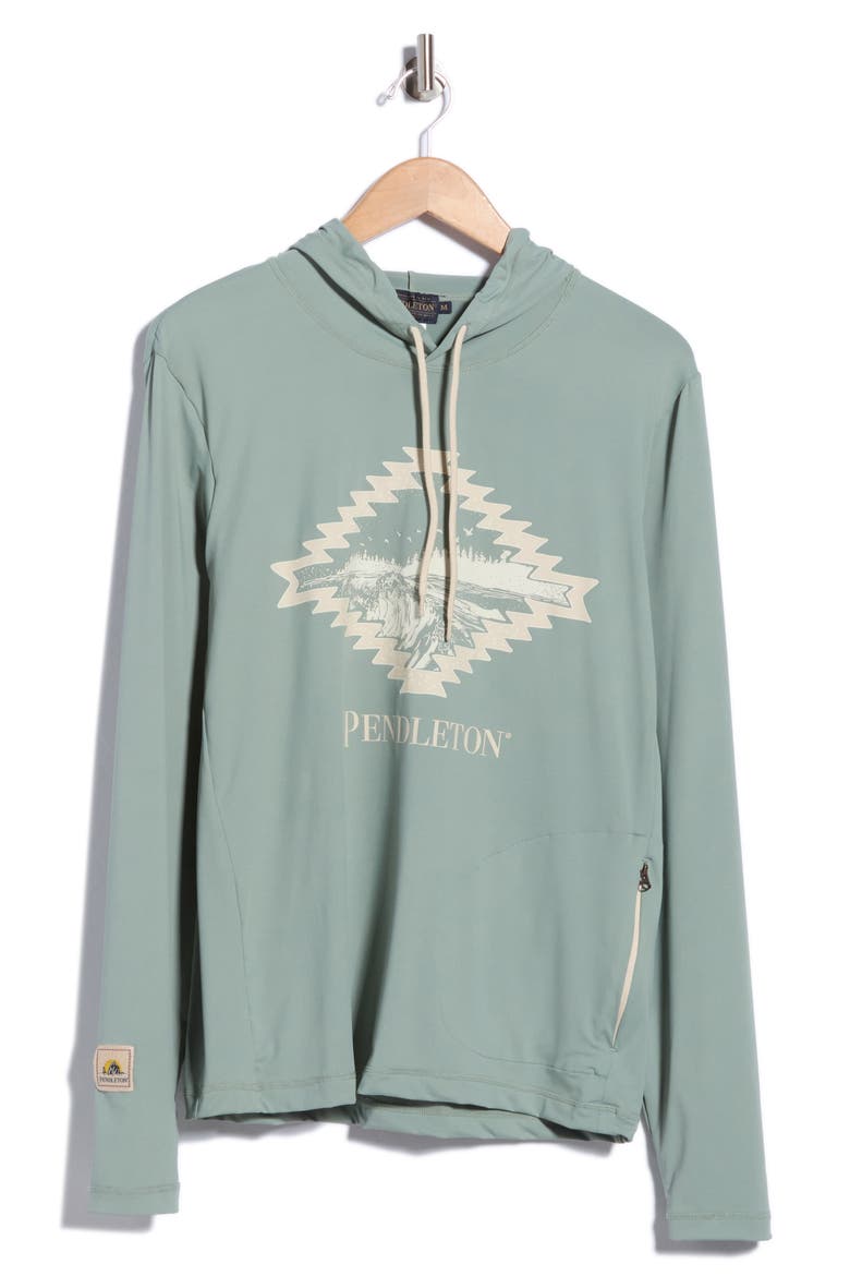 Century Harding Long Sleeve Hooded Rashguard, Alternate, color, CHINOIS CHEST LANDSCAPE GRAPHI