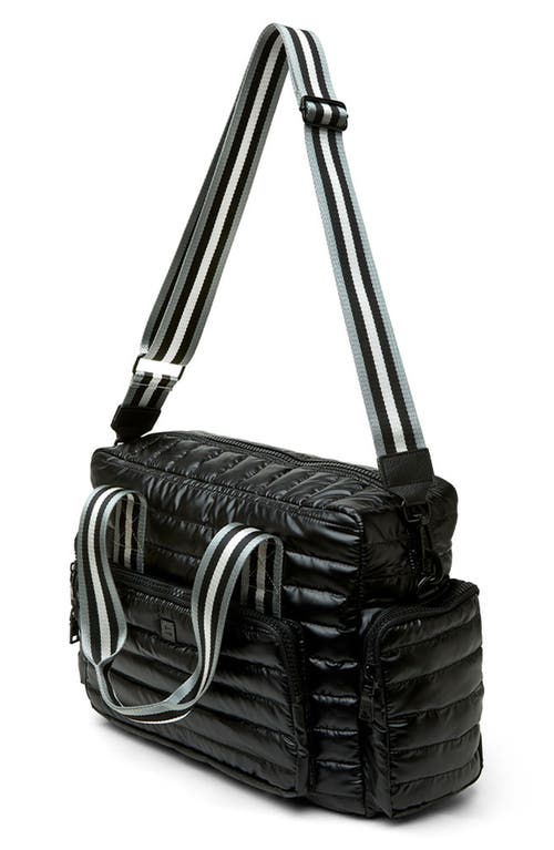 Think Royln Voyager Travel Bag In Black Tuscana