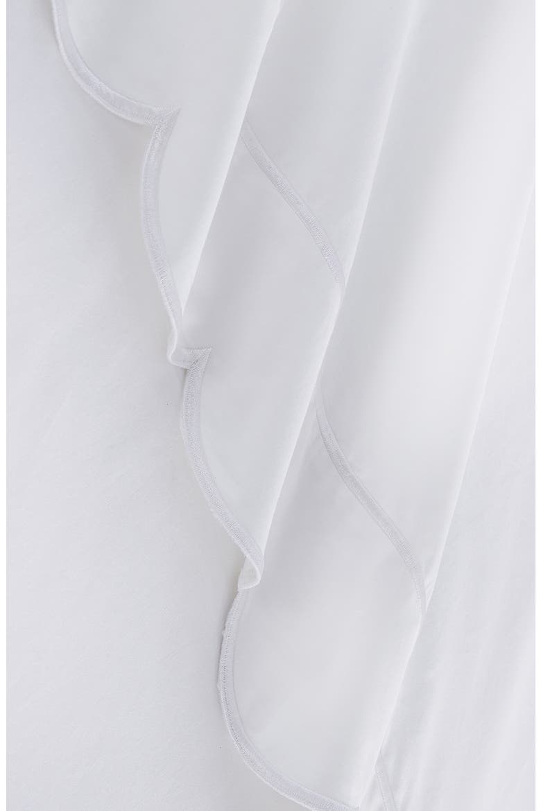 Scallop Frame 300 Thread Count Sheet Set, Alternate, color, WHITE