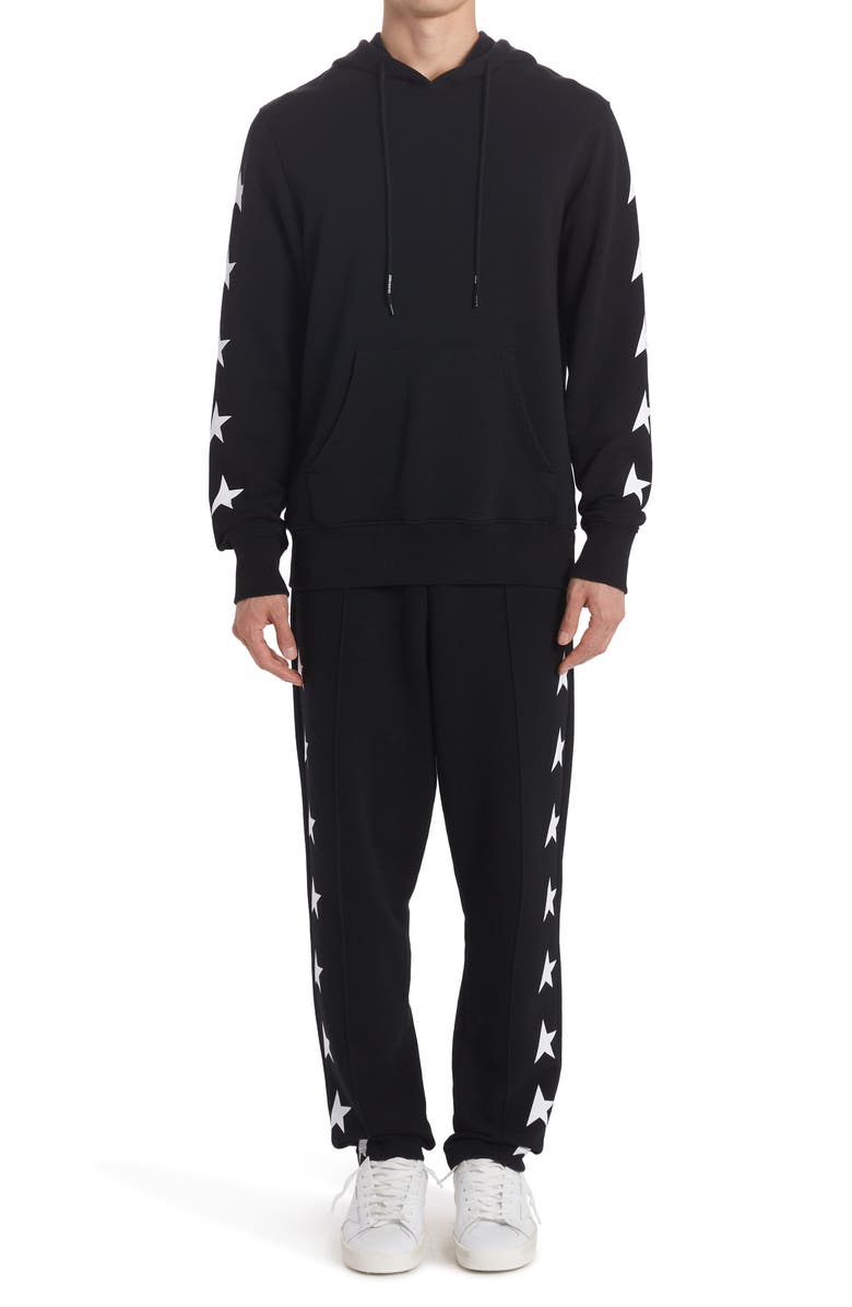 Golden Goose Star Logo Cotton Track Pants, Alternate, color,