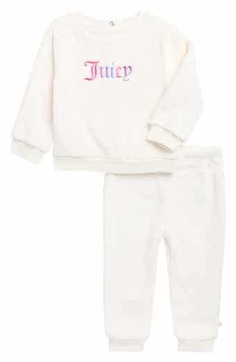Logo Faux Shearling Sweatshirt & Joggers Set