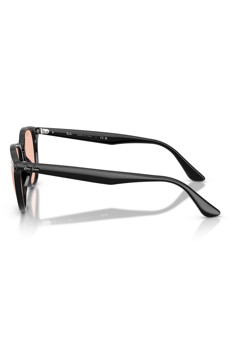 Ray-Ban 53mm Phantos Sunglasses, Alternate, color, Black / Licht Pink