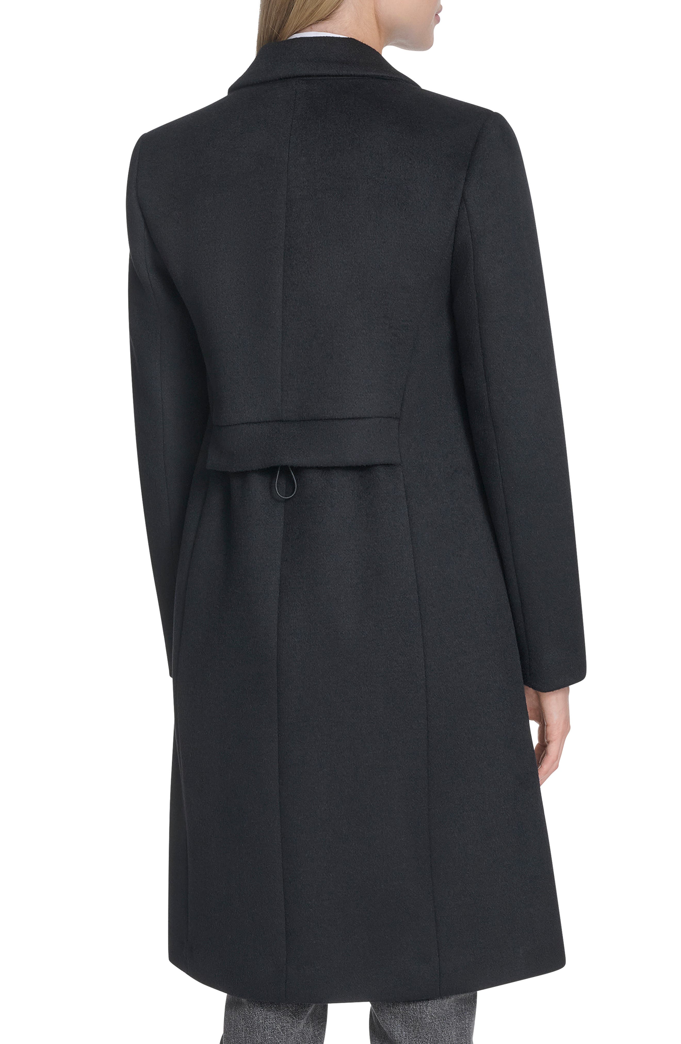 Slick Wool Blend Coat - image 2
