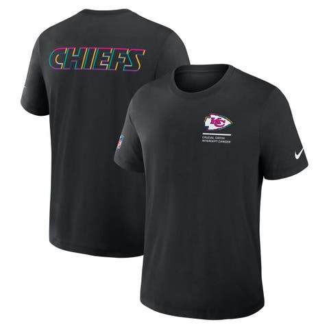 Men's Nike Black Kansas City Chiefs Tall 2025 NFL Crucial Catch Tri-Blend Dri-FIT T-Shirt
