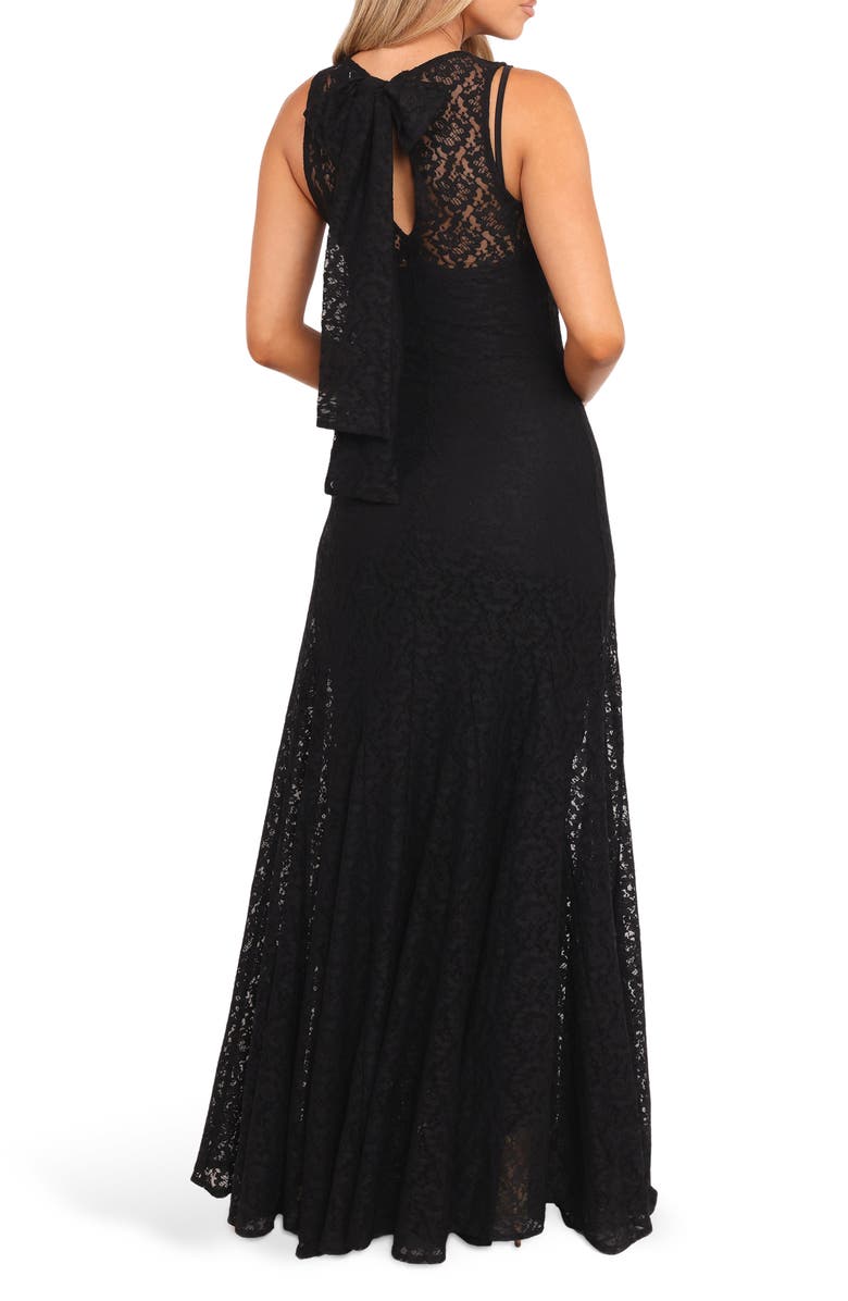 Petal & Pup Keani Lace Maxi Dress, Alternate, color, Black Lace