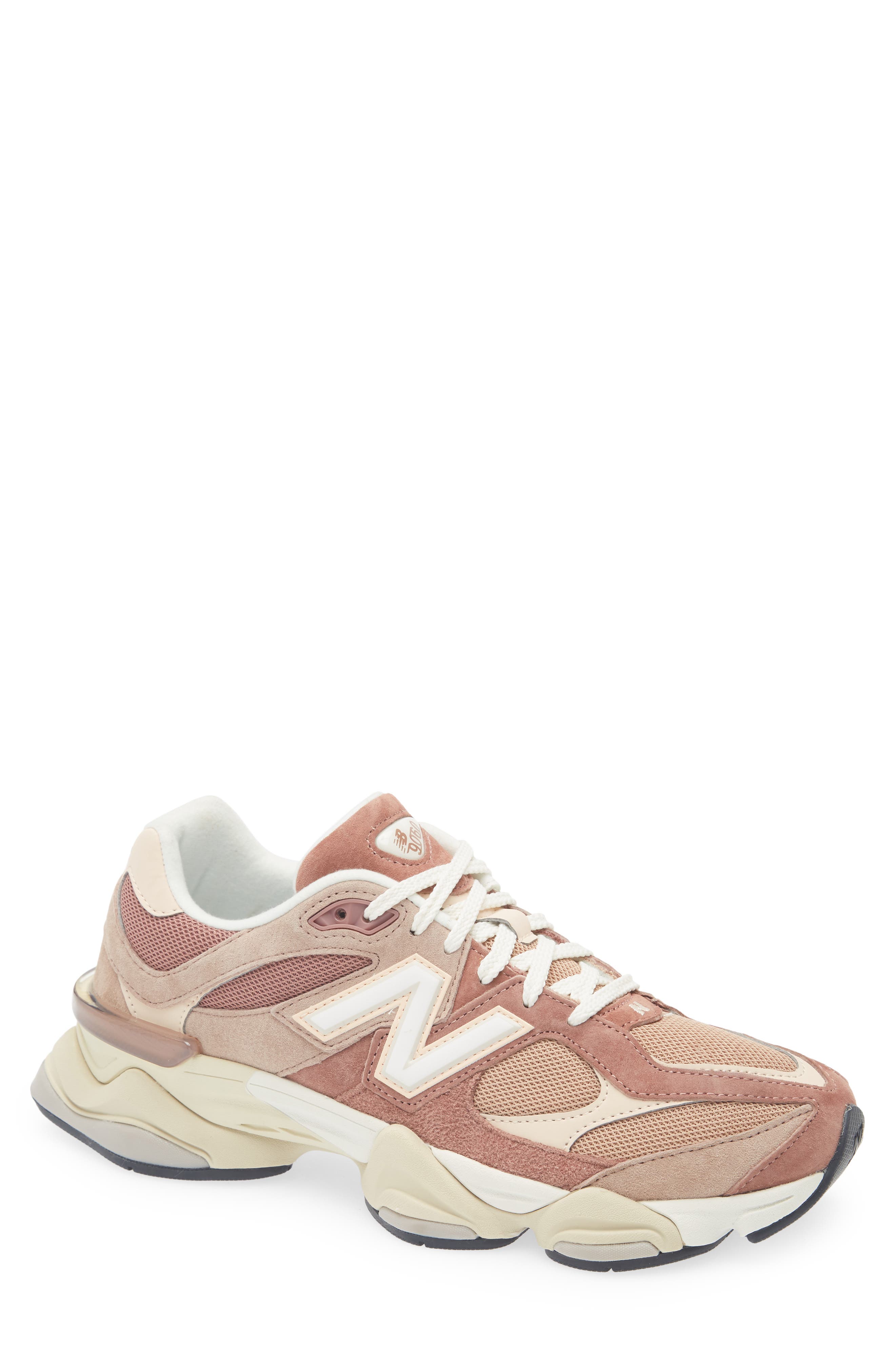 New Balance Gender Inclusive 9060 Sneaker, Alternate, color, Rich Oak/ Timberwolf