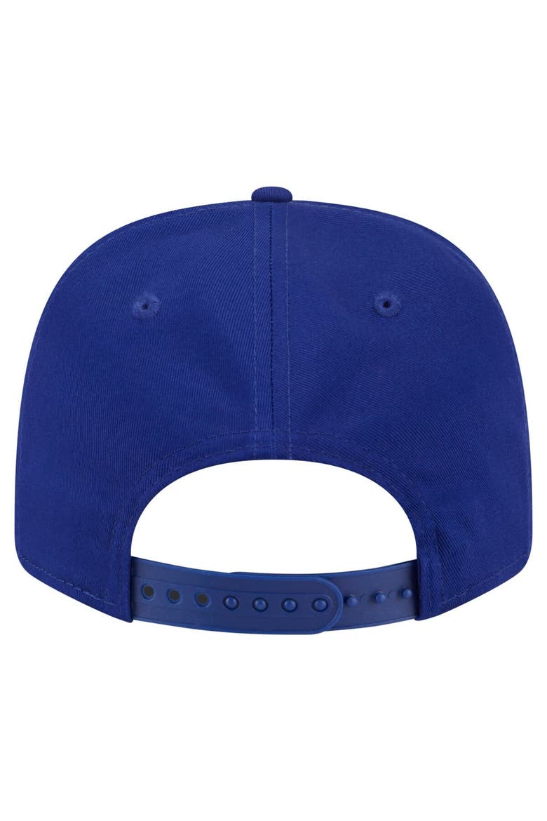 Men's New Era Royal Texas Rangers Circle Patch 9SEVENTY Stretch-Snap Hat, Alternate, color, Royal