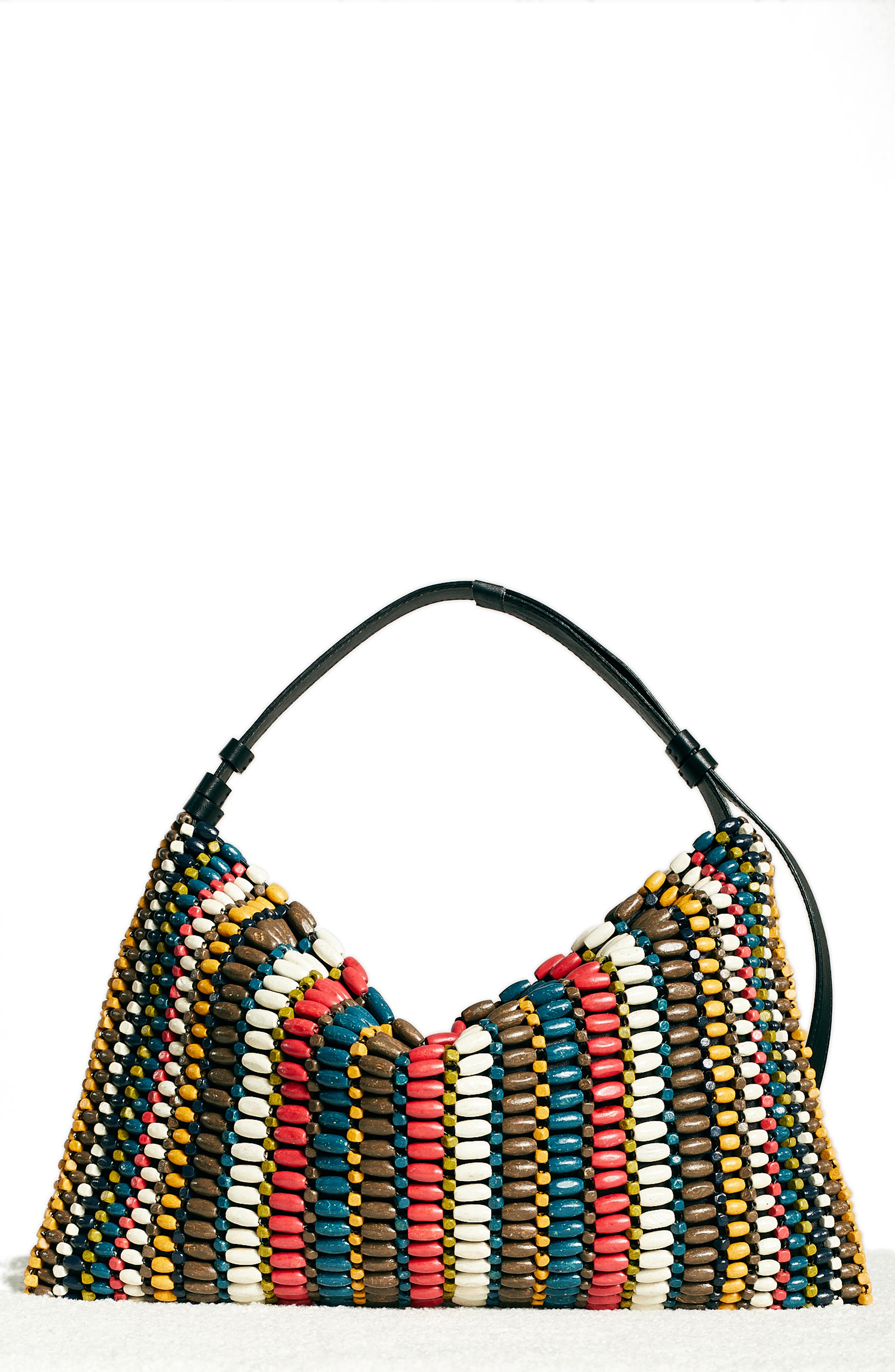 Simon Miller Beaded Puffin Bag, Main, color, 