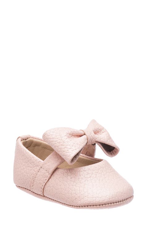 Pink crib shoes best sale