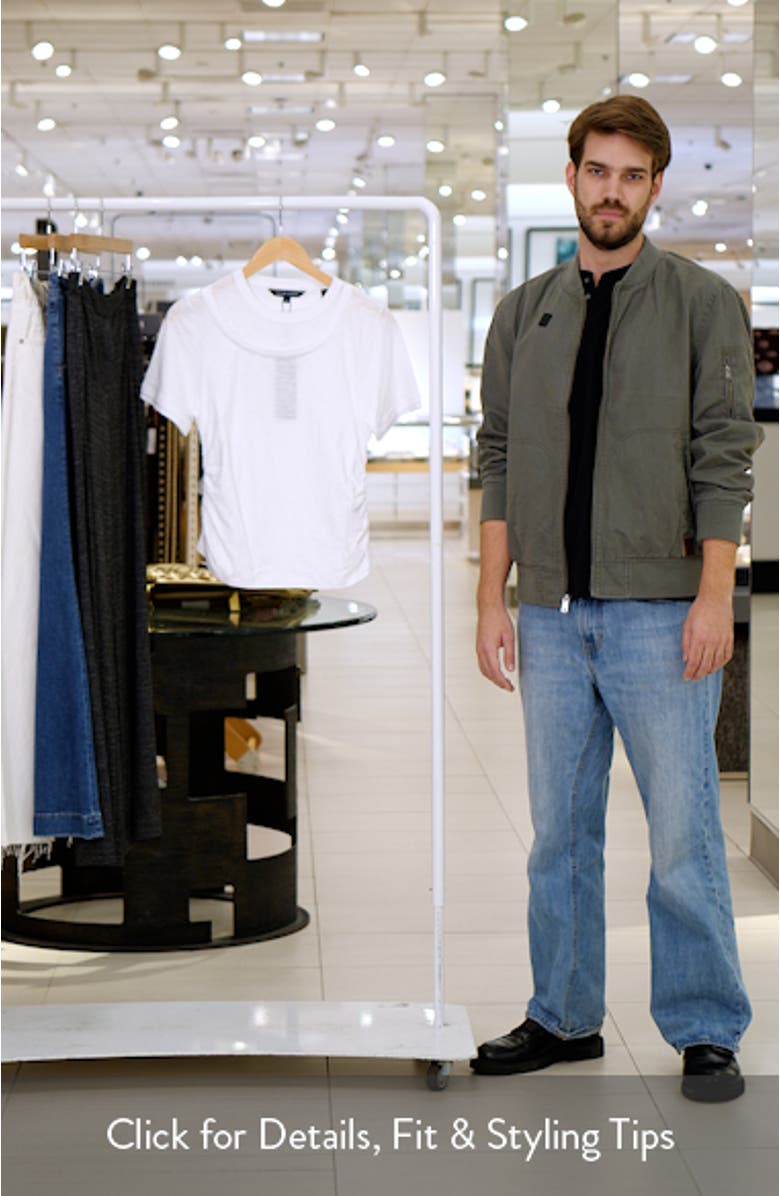 Damian Ruched Double Collar T-Shirt, sales video thumbnail