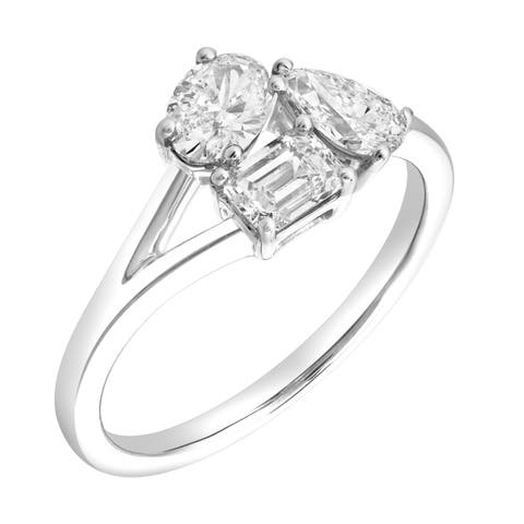 Mysaria 14K Gold Lab Grown Diamond Ring - 0.78 Ct