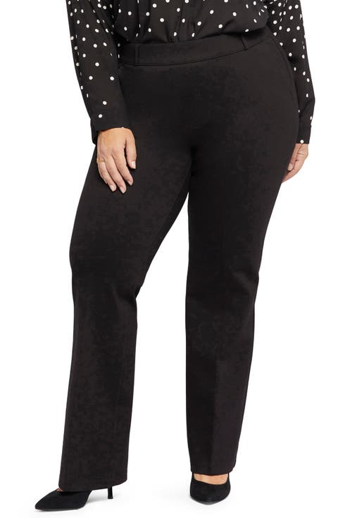 Sculpt-Her™ Pull-On Flare Ponte Pants (Plus Size)