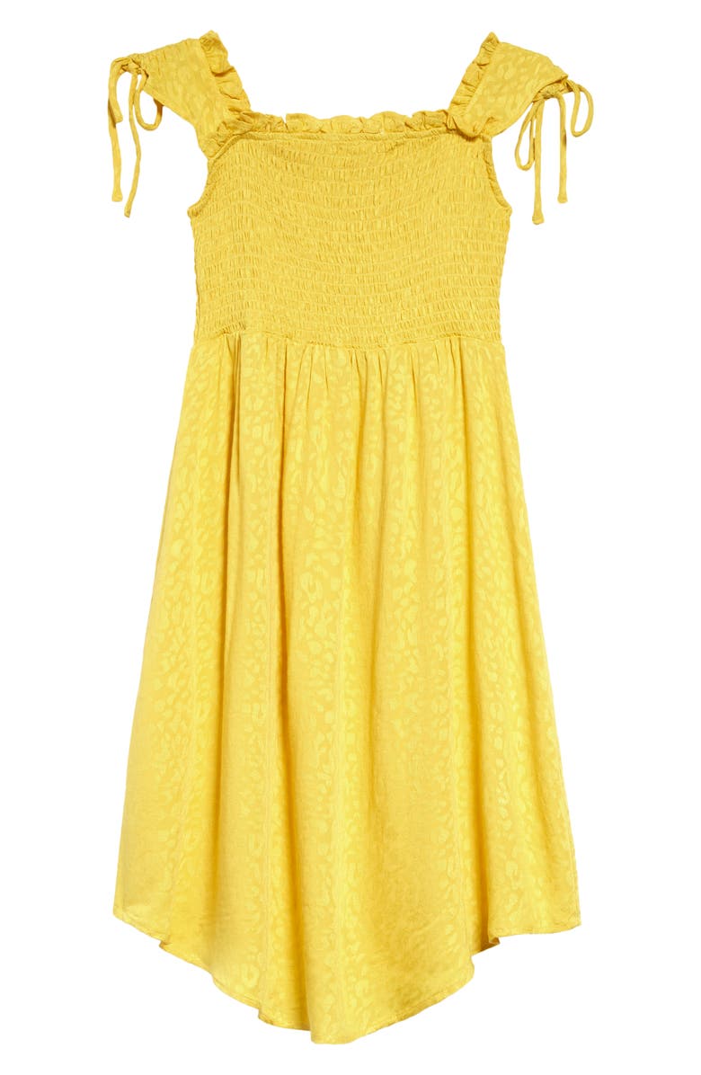 Ten Sixty Sherman Kids' Smocked Tie Sleeve Dress, Alternate, color, 