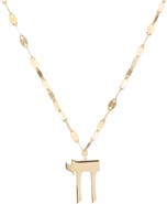 LANA Chai 14K Gold Charm Pendant Necklace