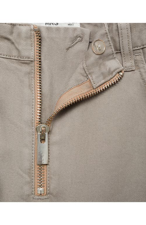 Mango Hunter Wide Leg Jeans In Grey