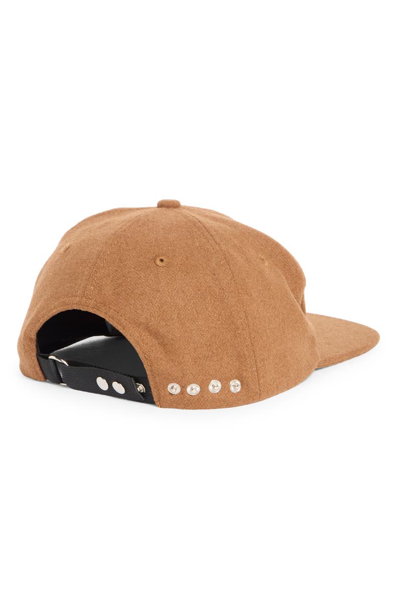 DIET STARTS MONDAY Bolt Logo Embroidered Wool Hat, Alternate, color, Brown