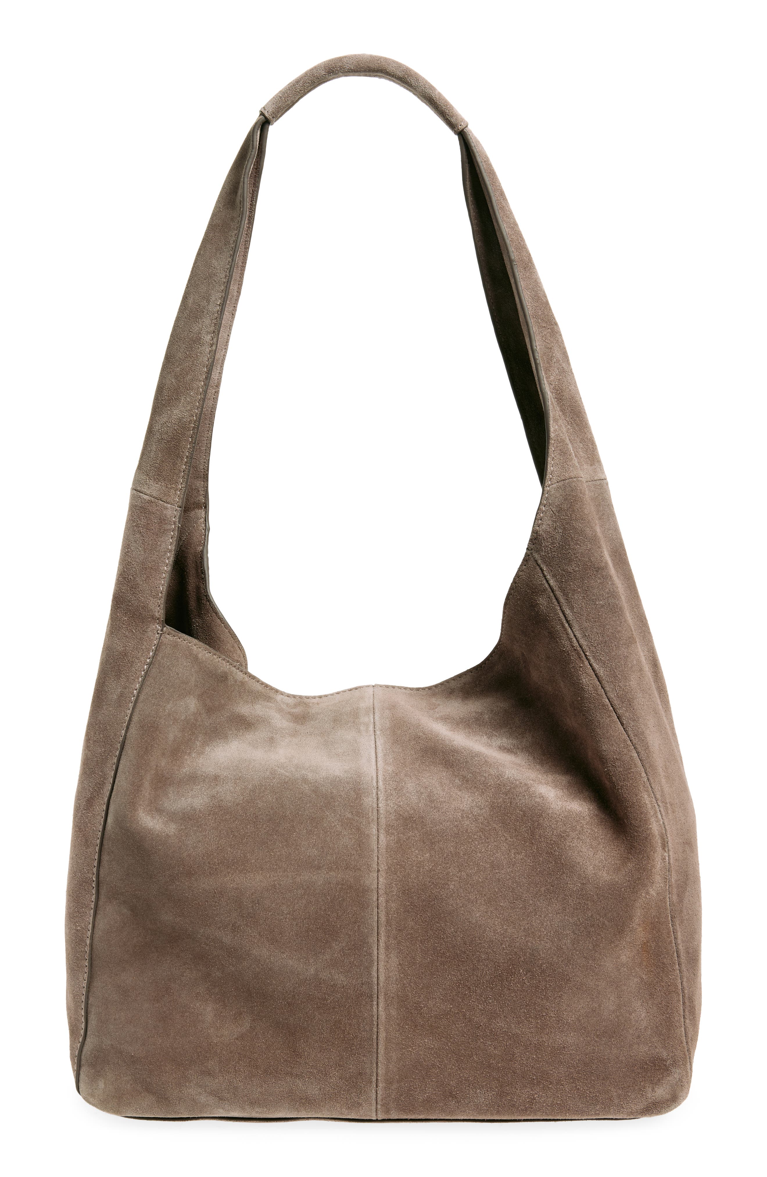 Lucky Brand Clem Suede Hobo Bag, Alternate, color, 