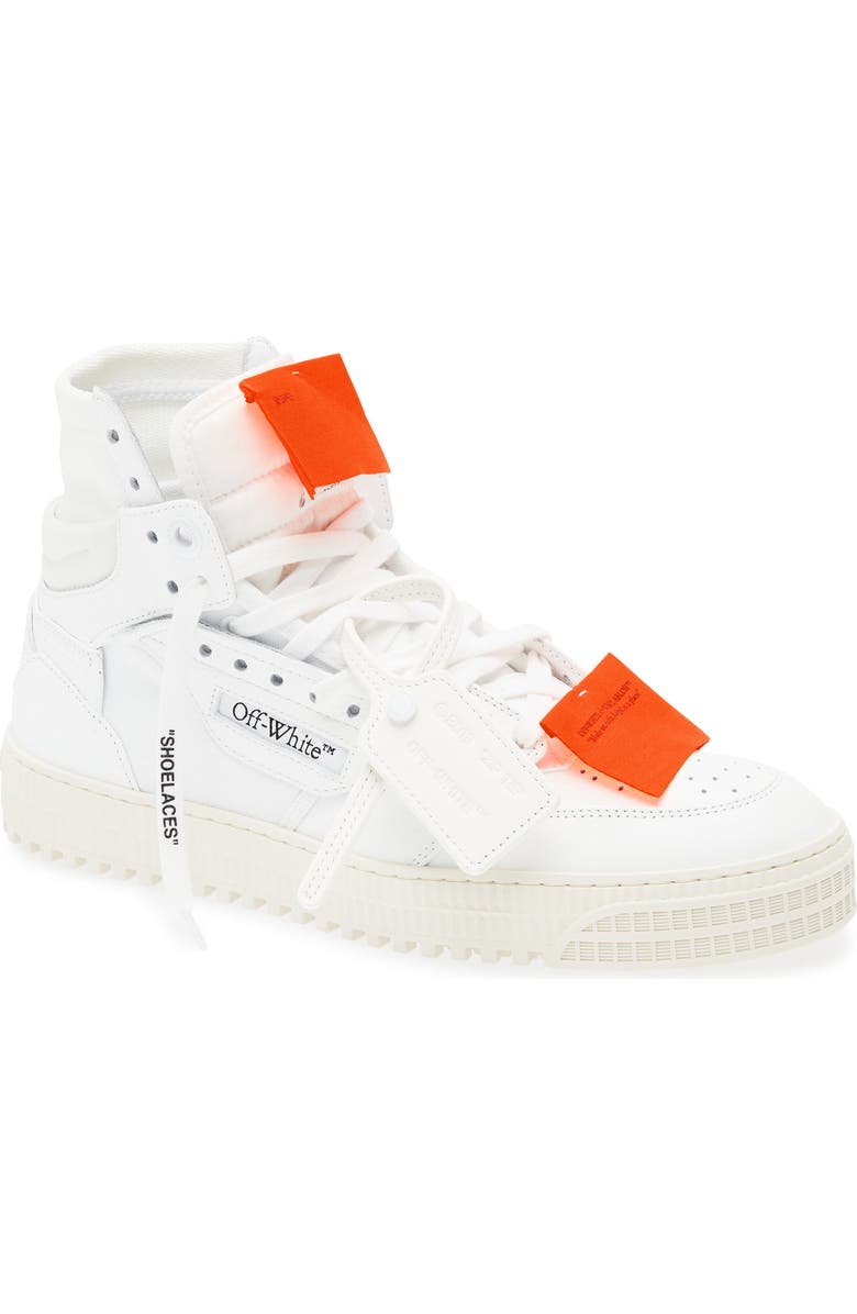 Off-White 3.0 Off Court Leather High Top Sneaker, Main, color,