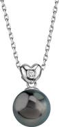 The Pearl Source Tahitian South Sea Pearl & Diamond Lev Pendant