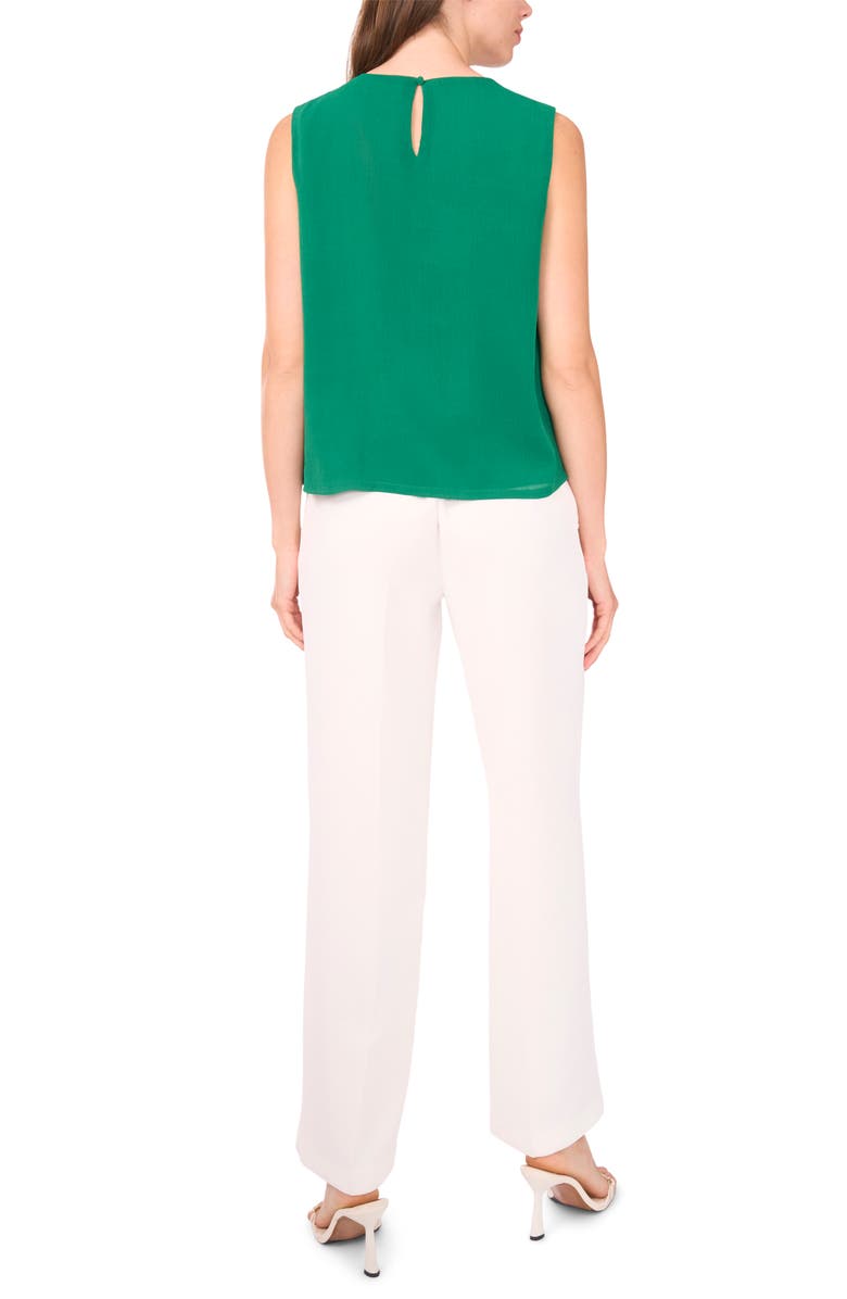 Halogen<sup>®</sup> Gathered Neck Sleeveless Shell, Alternate, color, Holly Green