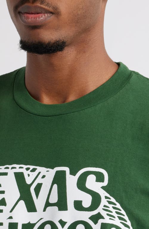 One Of These Days Texas Flood Graphic T-shirt In Washed Forest Green