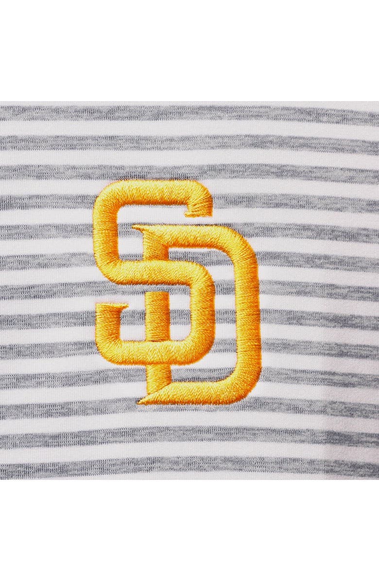 vineyard vines Men's Vineyard Vines Gray San Diego Padres Heathered Winstead Sankaty Polo, Alternate, color, 