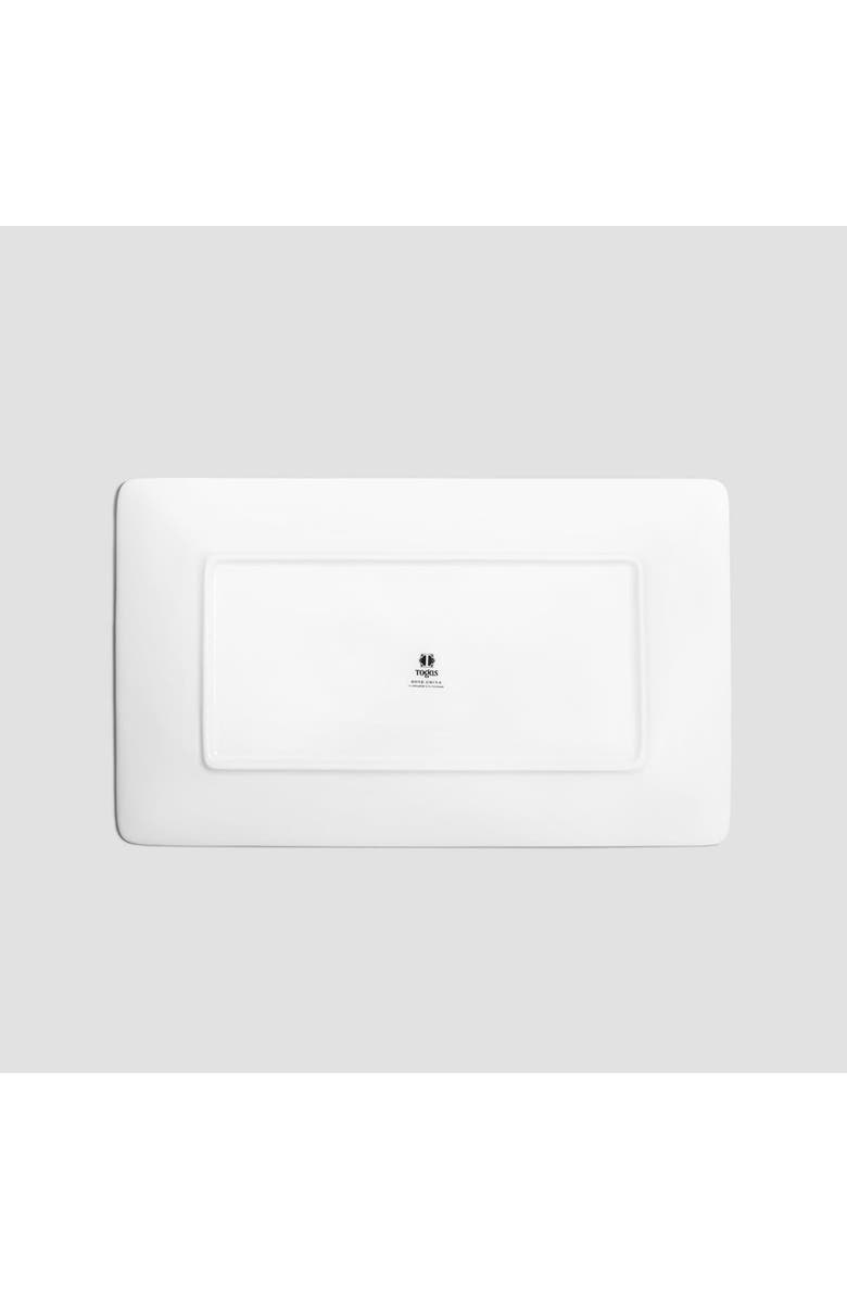Togas Belize Rectangular dish, Alternate, color, White