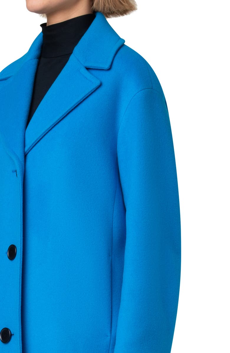 Akris punto Oversize Wool Blend Long Coat, Alternate, color, 