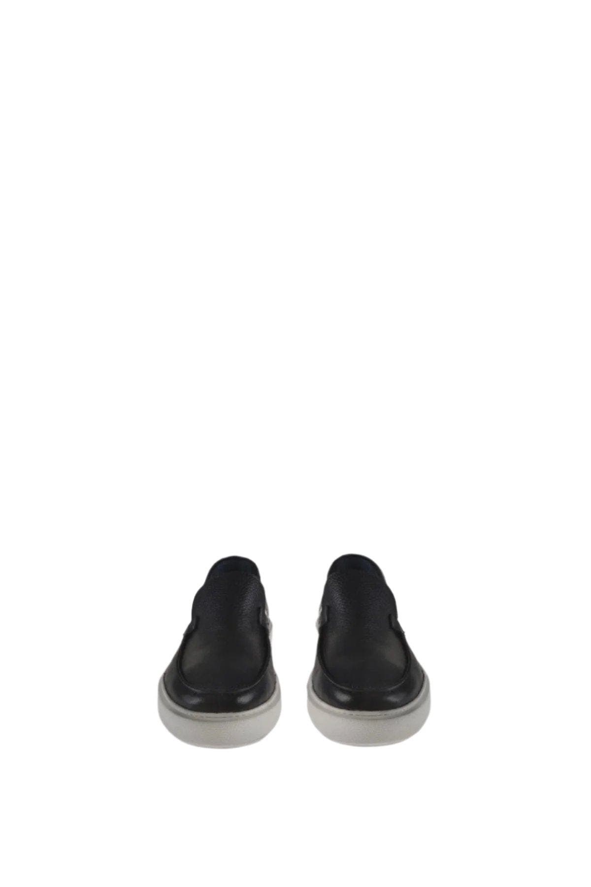 Genuine Leather Relax Shoes, Alternate, color, Navy Blue