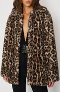Reformation Faux Fur Coat