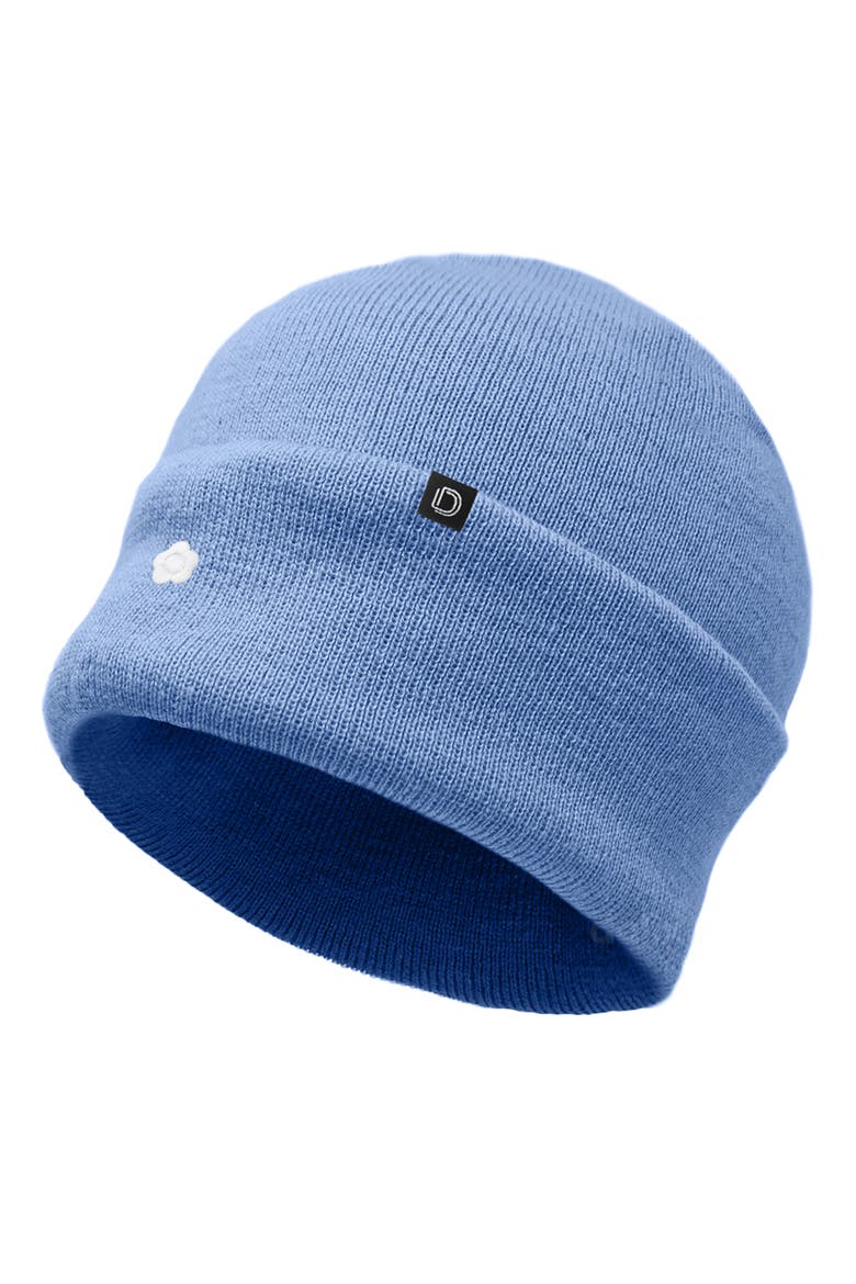 Lil Flower Beanie Cap, Alternate, color, Periwinkle